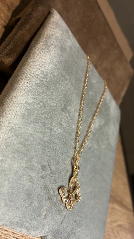 Collier papillon