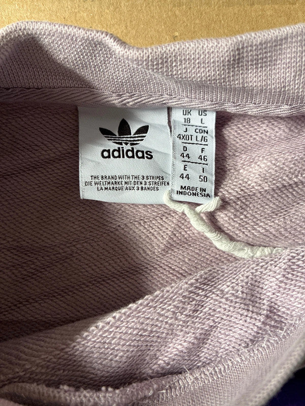 adidas originals trefoil logo soft vision violet
