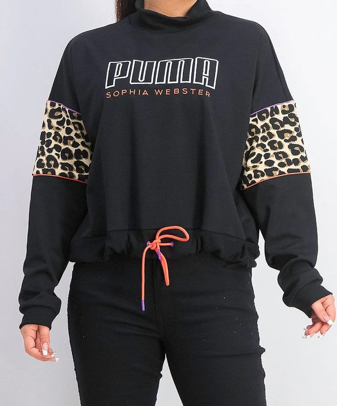 sweat col rond femme puma x sophia webster