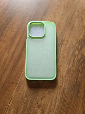 Coque pour iPhone 14 pro verte