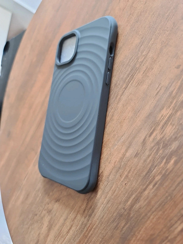Coque de couleur grise pour iPhone 14plus/15plus
