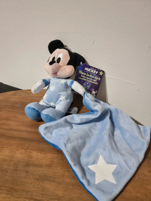 Lot de 2 peluche Mickey phosphorescent