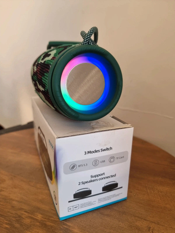enceinte Bluetooth 12 W avec LED