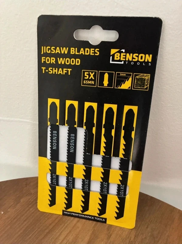 lames de scie sauteuse 5 pièces bois fente en K