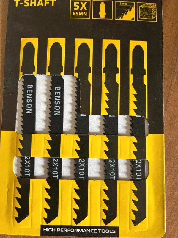 lames de scie sauteuse 5 pièces bois fente en K