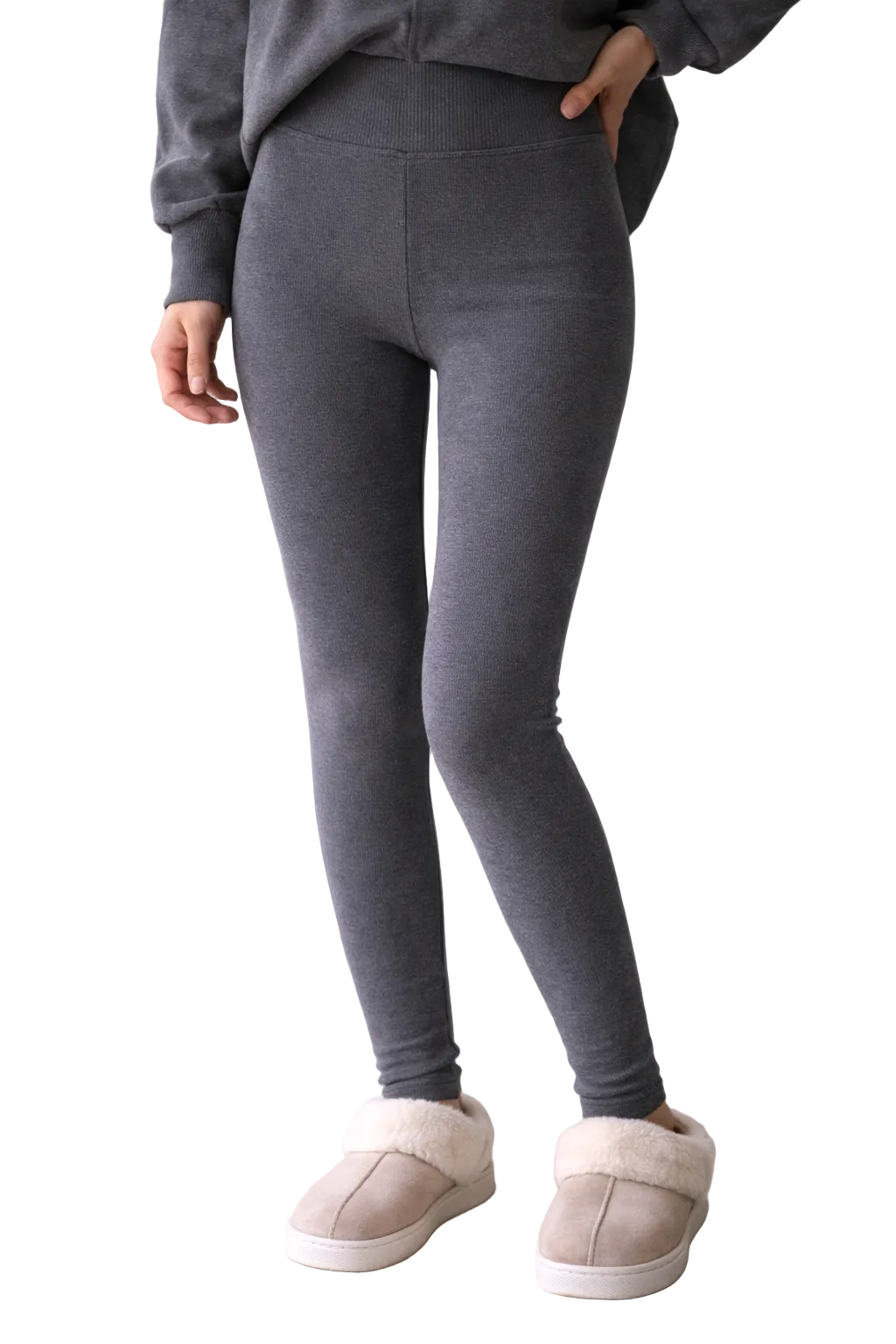 Legging Thermique gris – Confort & Chaleur