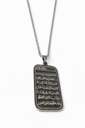 Collier Pendentif Gravé