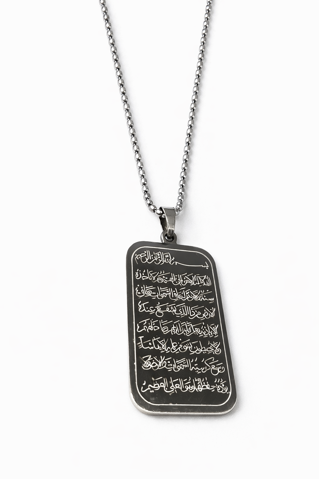 Collier Pendentif Gravé