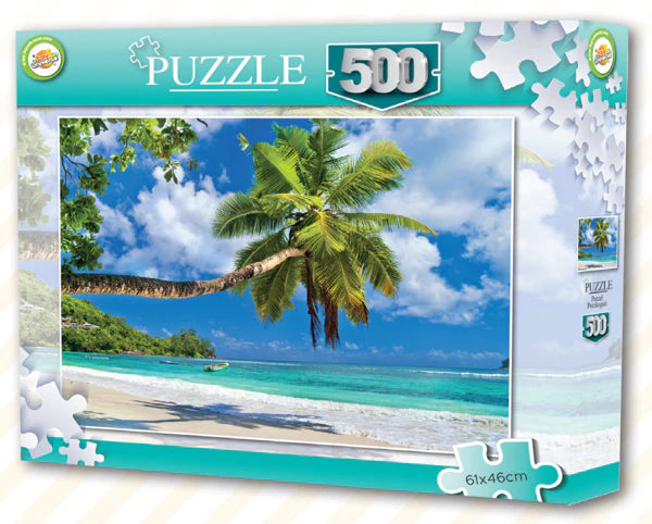 Puzzle de plage des Seychelles 500 pièces