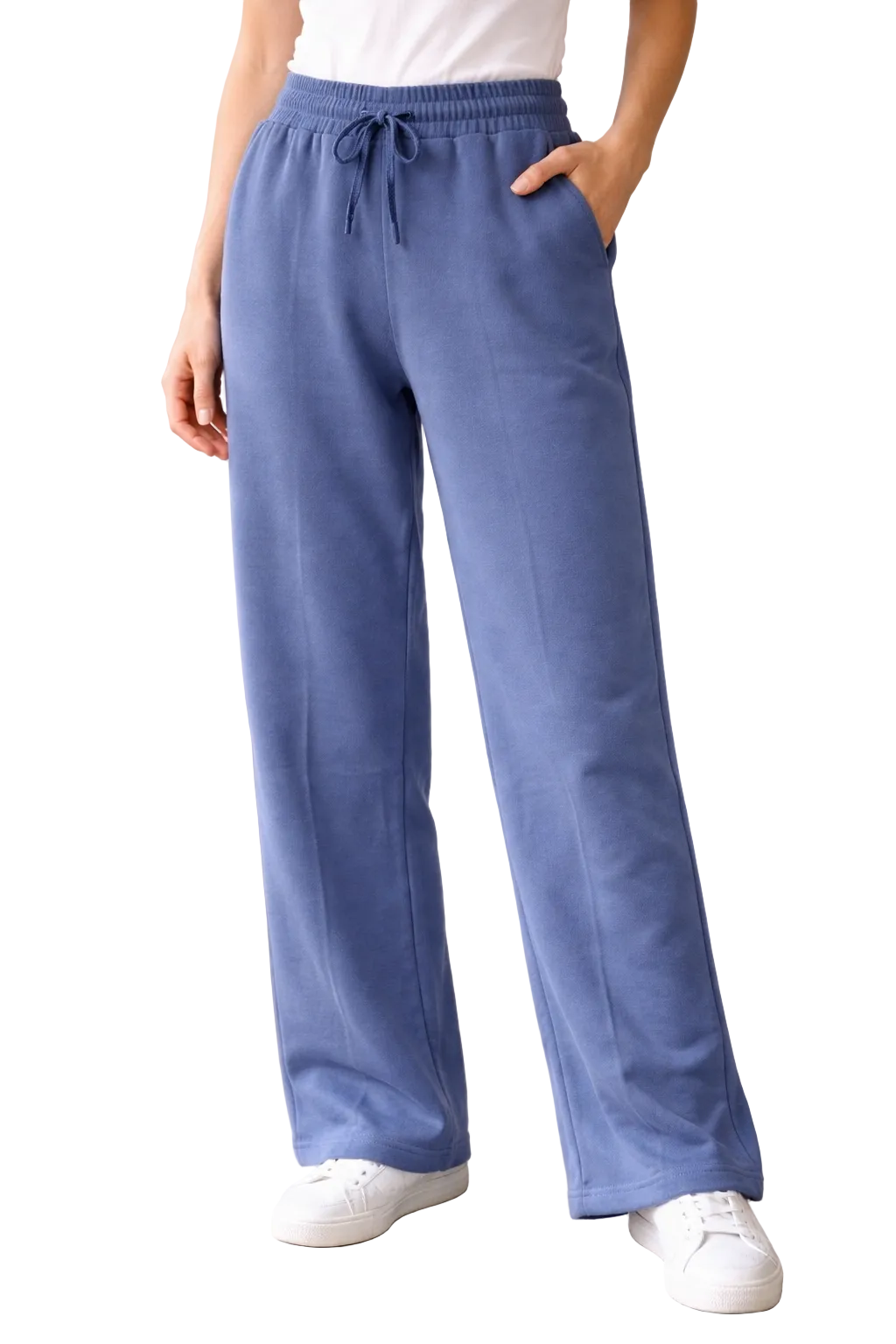 Pantalon Décontracté Bleu