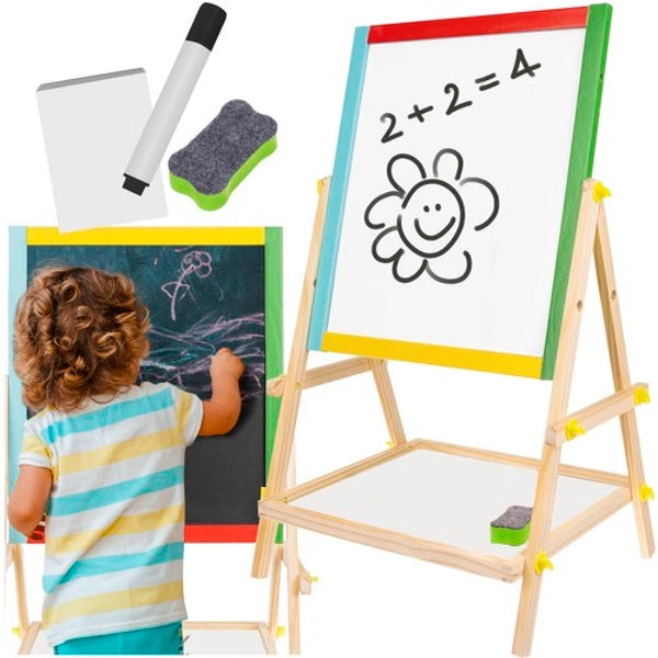 Tableau double face en bois Kruzzel