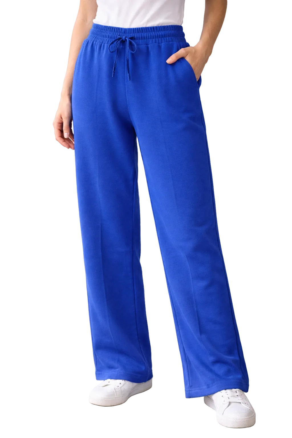 Pantalon Décontracté Bleu foncée